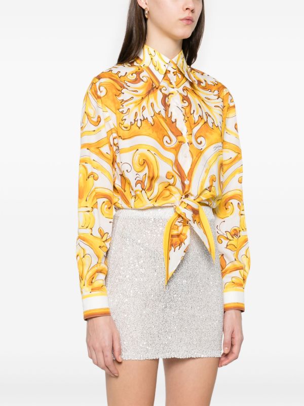 Dolce & Gabbana Majolica-print Shirt | Browns Shirts