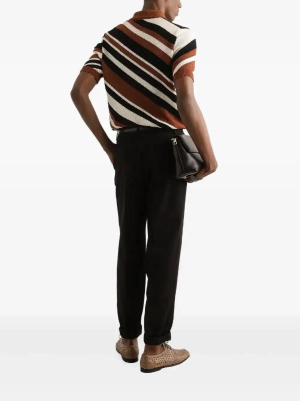 Dolce & Gabbana Striped Polo Shirt | Browns Polo Shirts