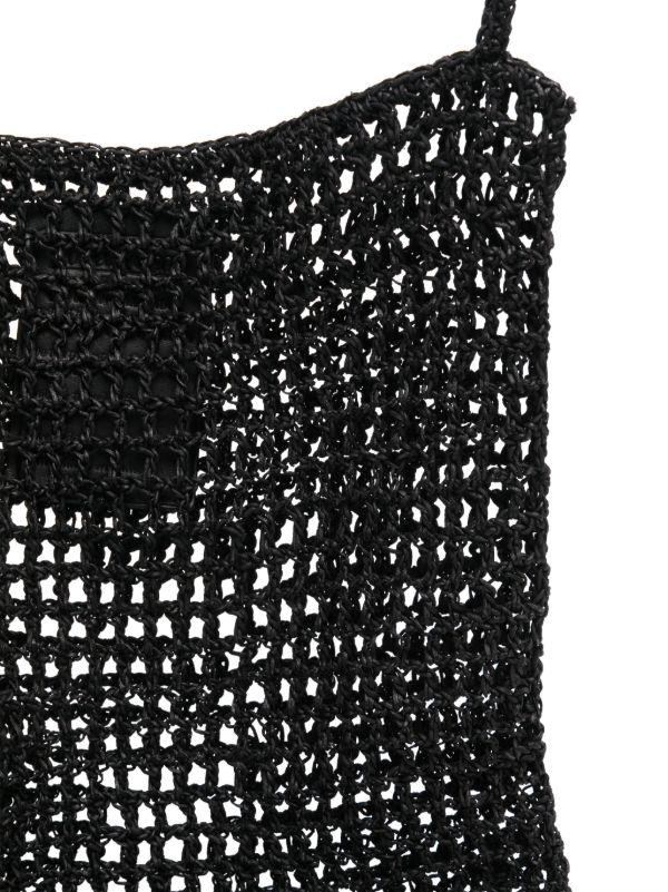 DRAGON DIFFUSION Black Interwoven Shoulder Bag | Browns Shoulder Bags