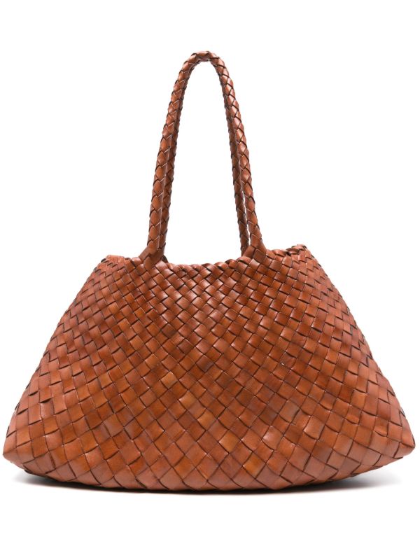 DRAGON DIFFUSION Brown Santa Croce Tote Bag | Browns Tote Bags