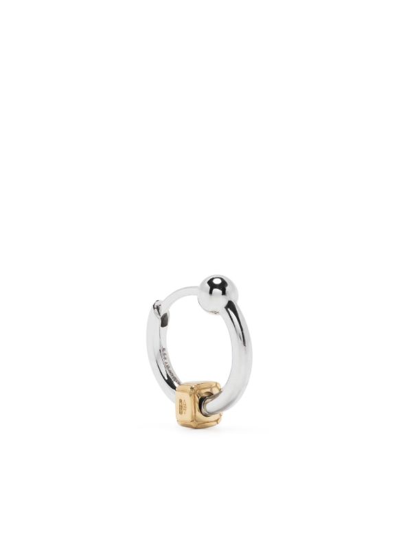 EÉRA 18K White Gold mini hoop earring | Browns Earrings