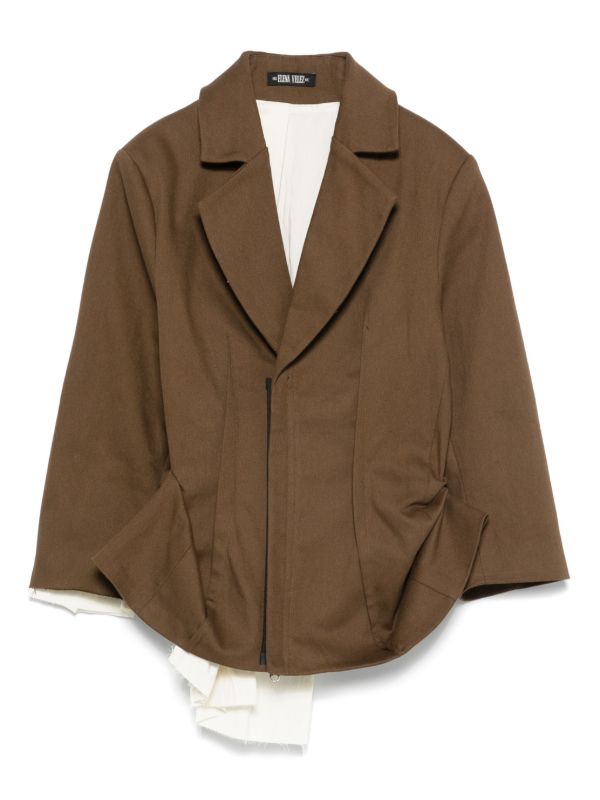 Elena Velez double-breasted jacket | Browns Fitted Jackets