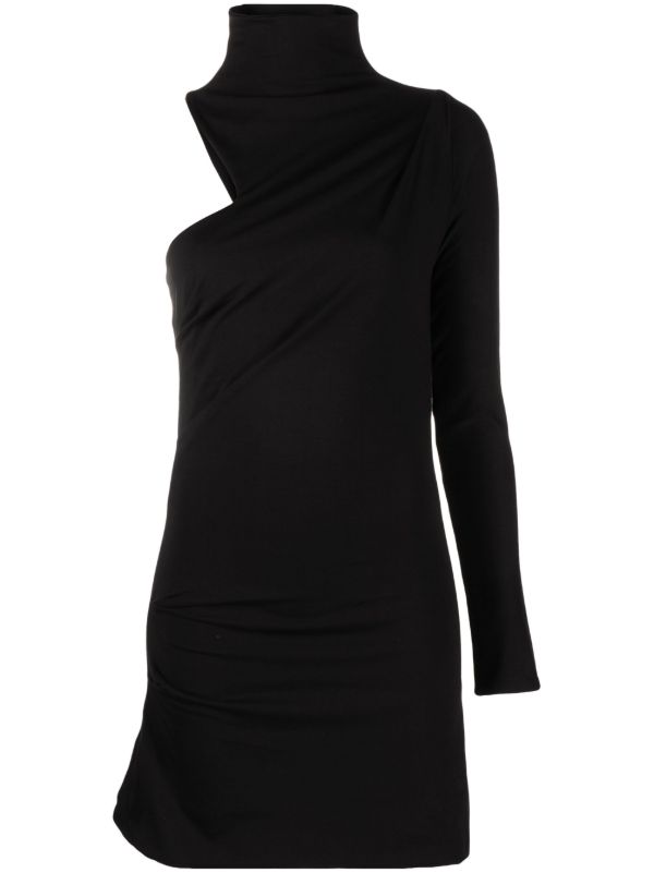 FEBEN black Dali cotton mini dress | Browns Day Dresses