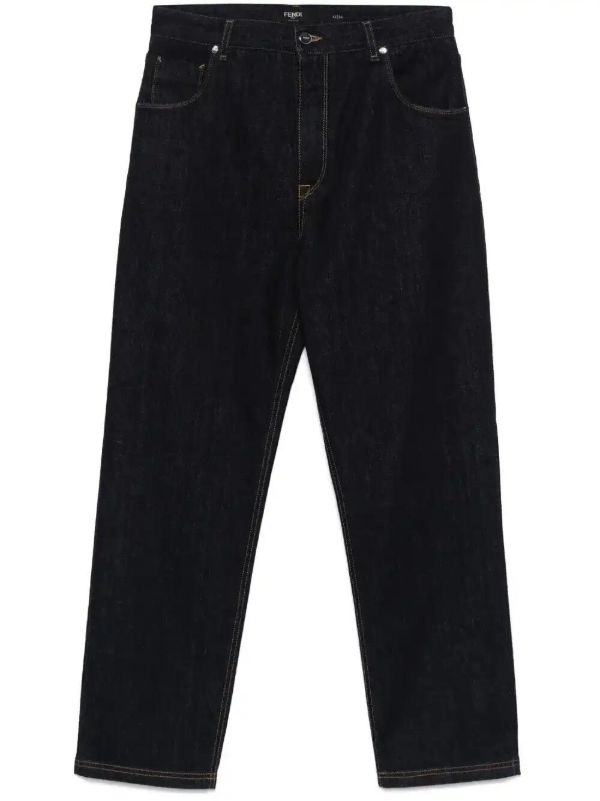FENDI Cotton Jeans | Browns Regular & Straight-Leg Jeans