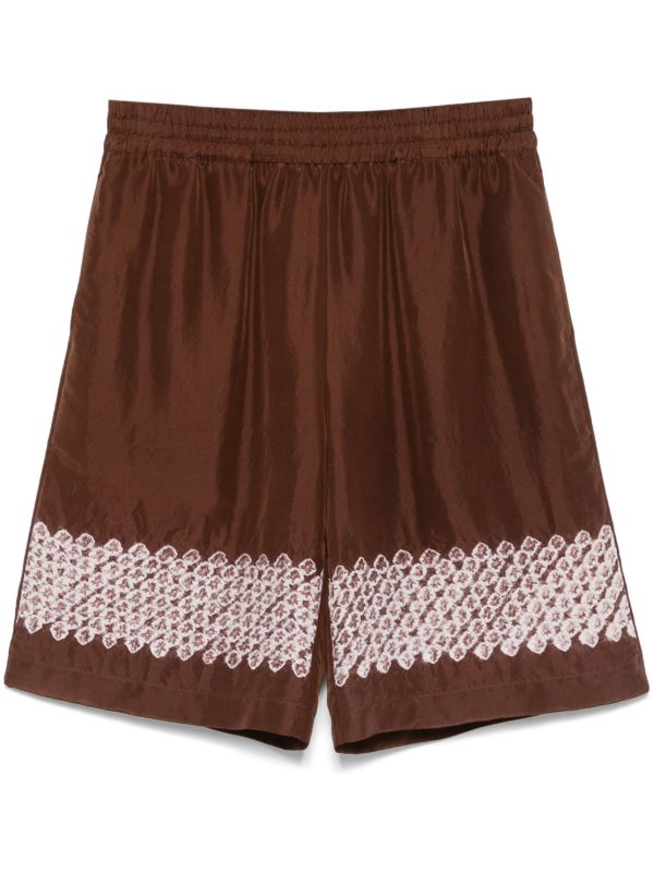 Feng Chen Wang Silk Shorts | Browns Deck Shorts
