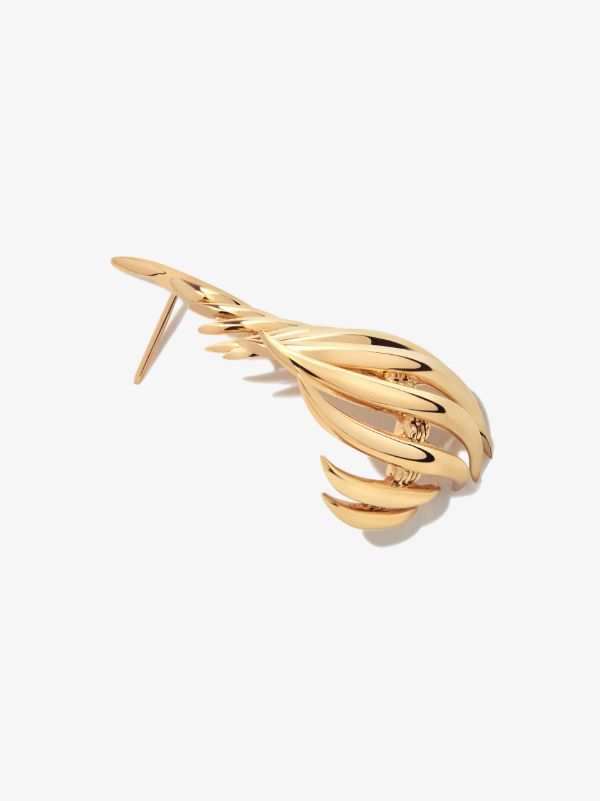 Fernando Jorge 18K Yellow Gold Flame Small Drop Earrings | Browns Fine Earrings
