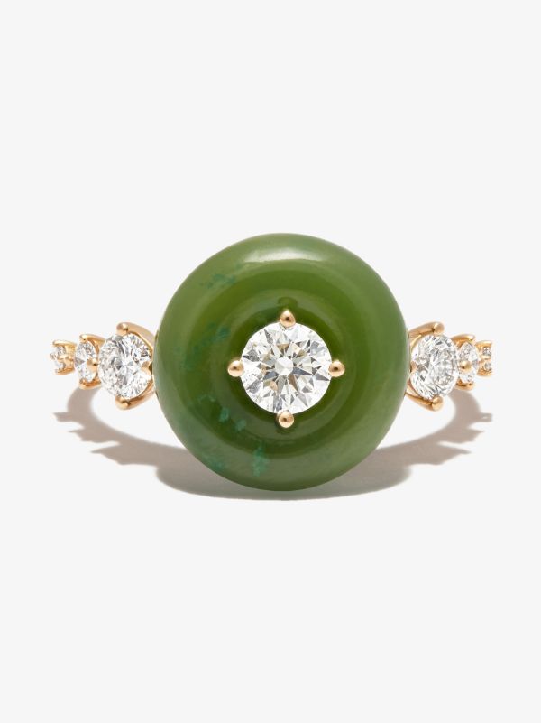 Fernando Jorge 18K Yellow Gold Surround Orbit Diamond Ring | Browns Fine Rings