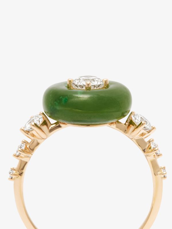 Fernando Jorge 18K Yellow Gold Surround Orbit Diamond Ring | Browns Fine Rings