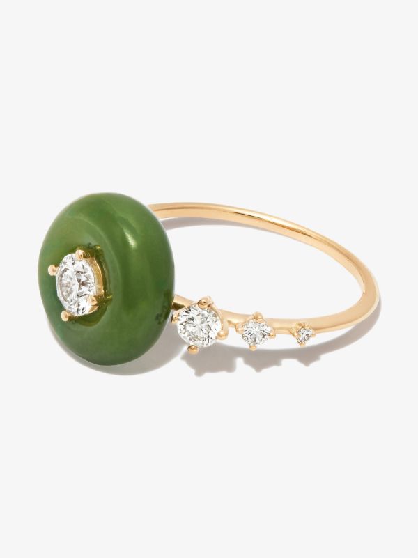 Fernando Jorge 18K Yellow Gold Surround Orbit diamond Ring | Browns Fine Rings
