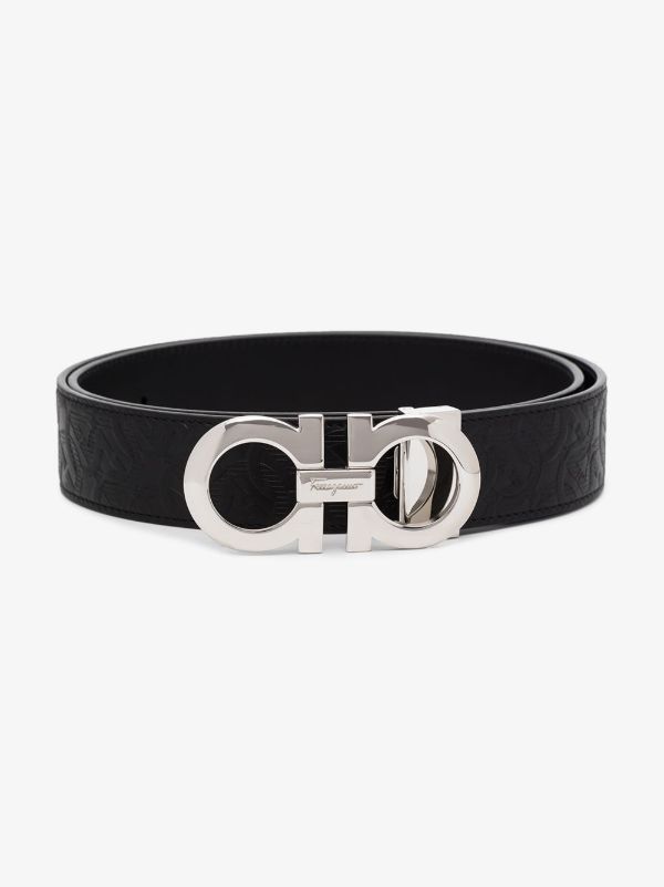 Ferragamo embossed Gancini belt | Browns Belts