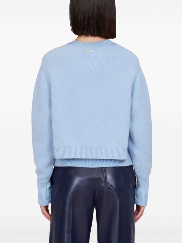 Ferragamo Layered Cashmere Sweater | Browns Knitted Sweaters
