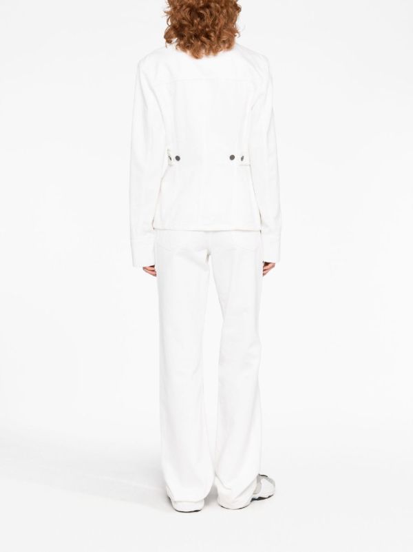 Ferragamo White Denim Jacket | Browns Denim Jackets