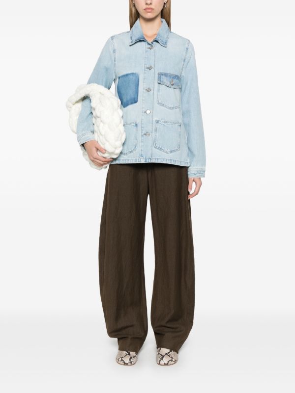 FRAME Blue Chore Denim Jacket | Browns Denim Jackets