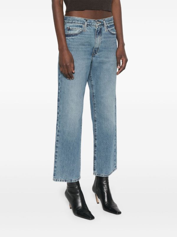 FRAME Blue The Hang Jeans | Browns Straight-Leg Jeans