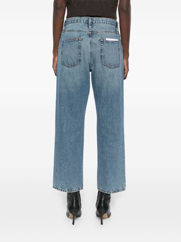 FRAME Blue The Hang Jeans | Browns Straight-Leg Jeans
