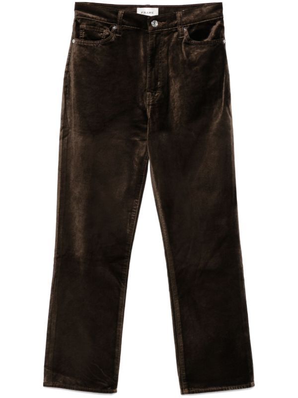 FRAME Le Sleek trousers | Browns Straight-Leg Pants