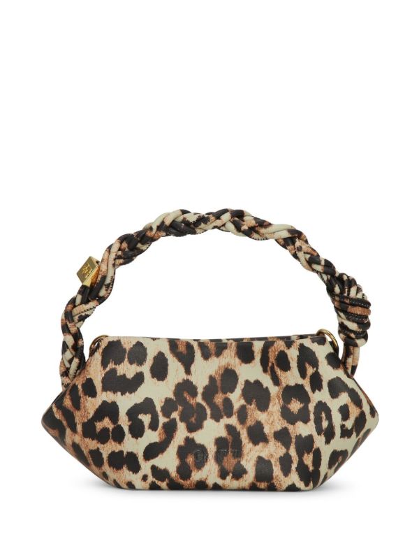 GANNI Brown Bou Mini Tote Bag | Browns Tote Bags