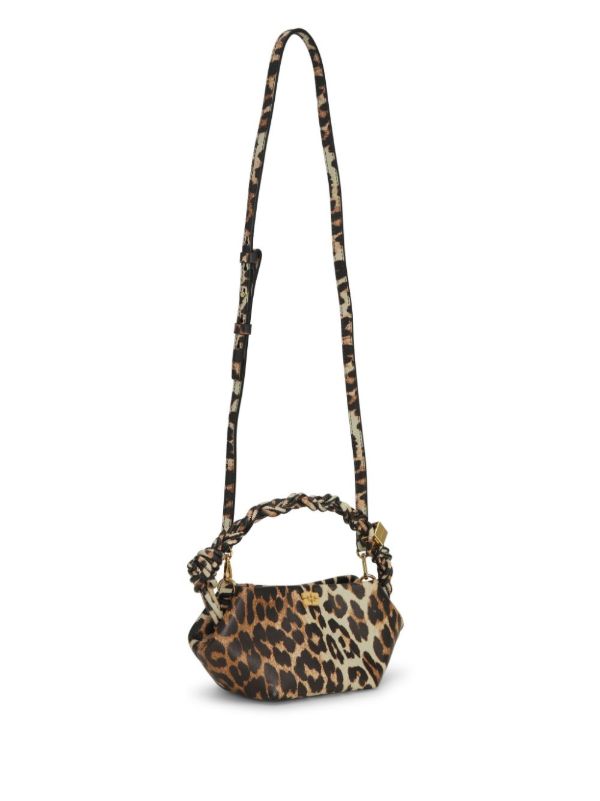 GANNI Brown Bou Mini Tote Bag | Browns Tote Bags