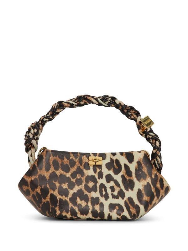 GANNI Brown Bou Mini Tote Bag | Browns Tote Bags