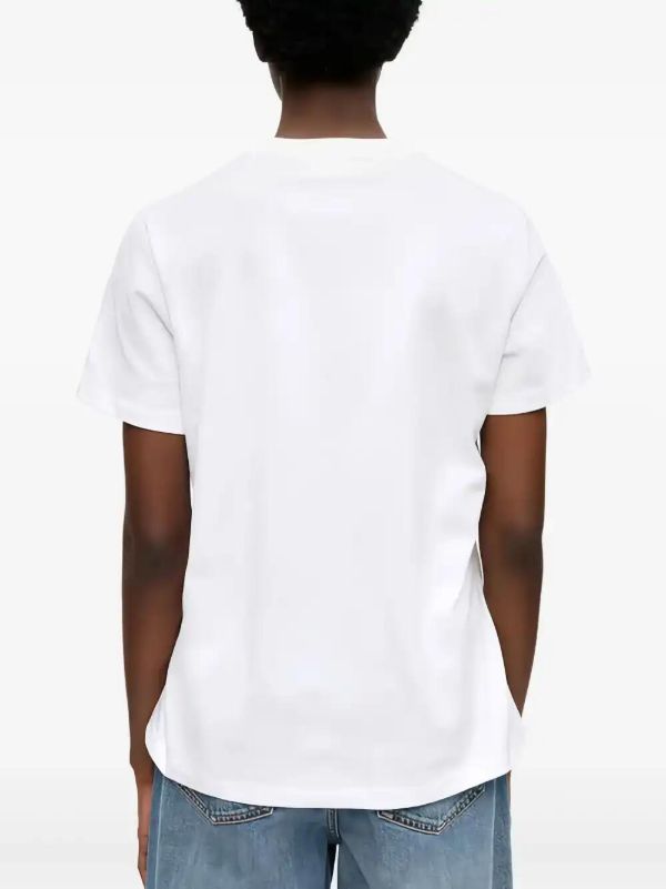 GANNI Organic Cotton T-shirt | Browns T-Shirts & Jersey Shirts