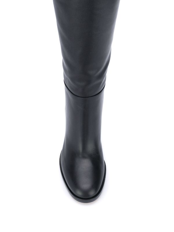 Gianvito Rossi Black 85mm Santiago Boots | Browns Boots