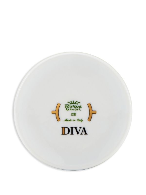 GINORI 1735 Green Diva Porcelain Box | Browns Decorative Objects