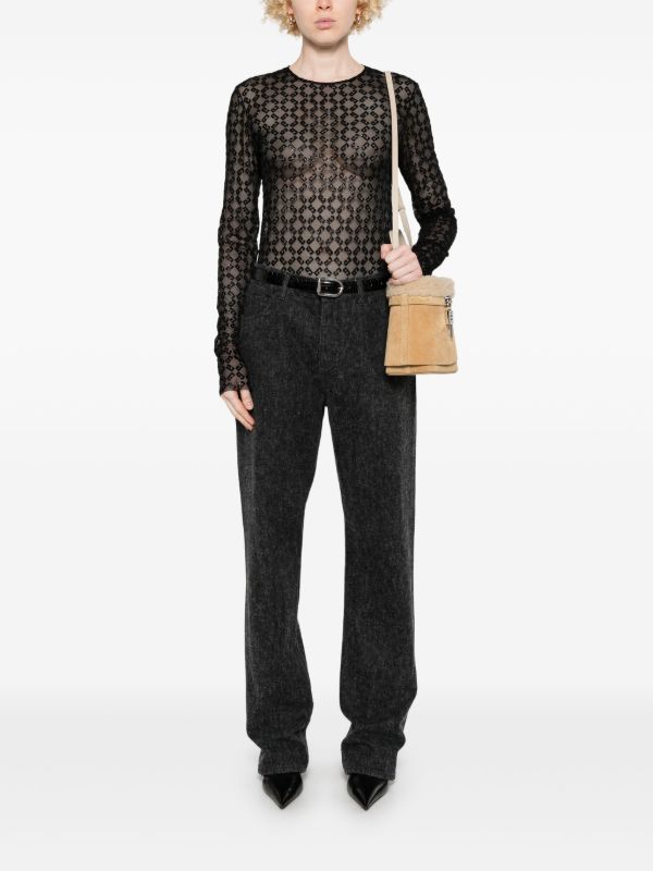 Givenchy Flocked-Monogram Body | Browns T-Shirts & Jersey Shirts