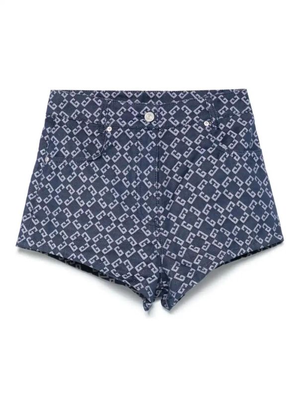 Givenchy Monogram 72 Denim Shorts | Browns Denim Shorts