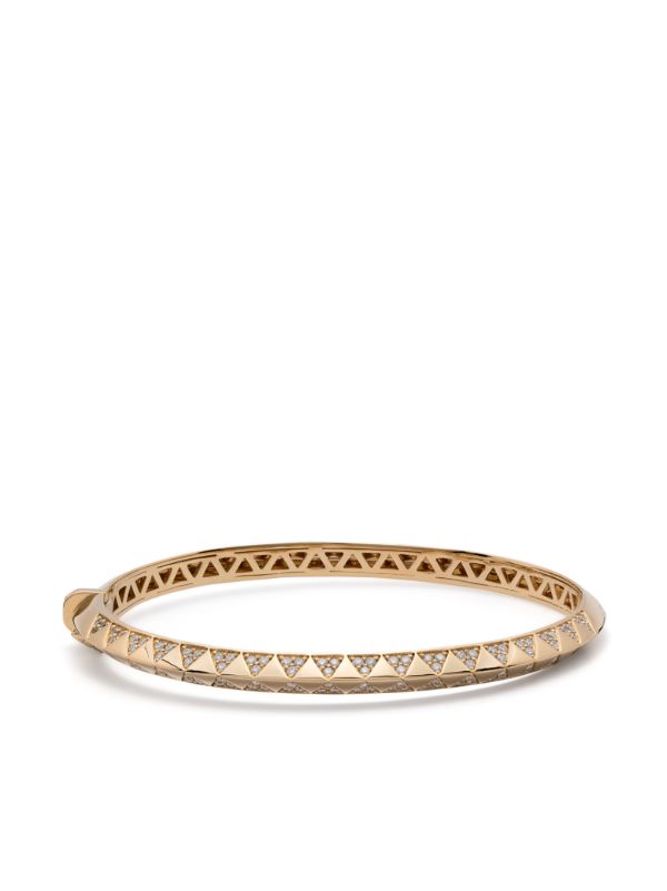 Harwell Godfrey 18K Yellow Gold Knife Edge Diamond Bracelet | Browns Fine Bracelets