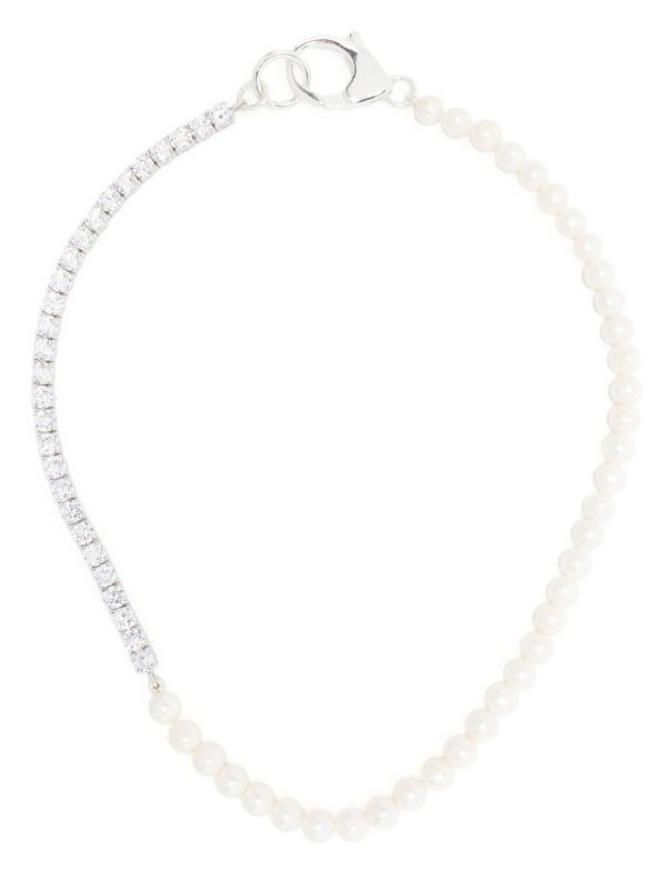 Hatton Labs X Botter sterling silver pearl and crystal necklace | Browns Necklaces