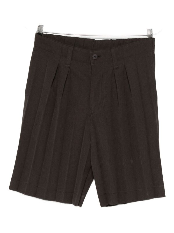Homme Plissé Issey Miyake pleated shorts | Browns Bermuda Shorts
