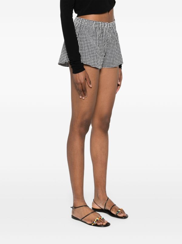 Hunza G Checked Shorts | Browns Short & Mini Shorts