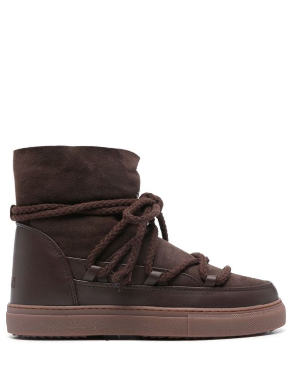 Inuikii Brown Suede Ankle Boots | Browns Boots