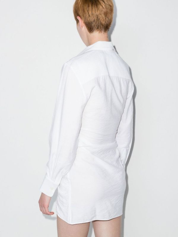 Jacquemus Draped Shirt Dress | Browns Cocktail & Party Dresses