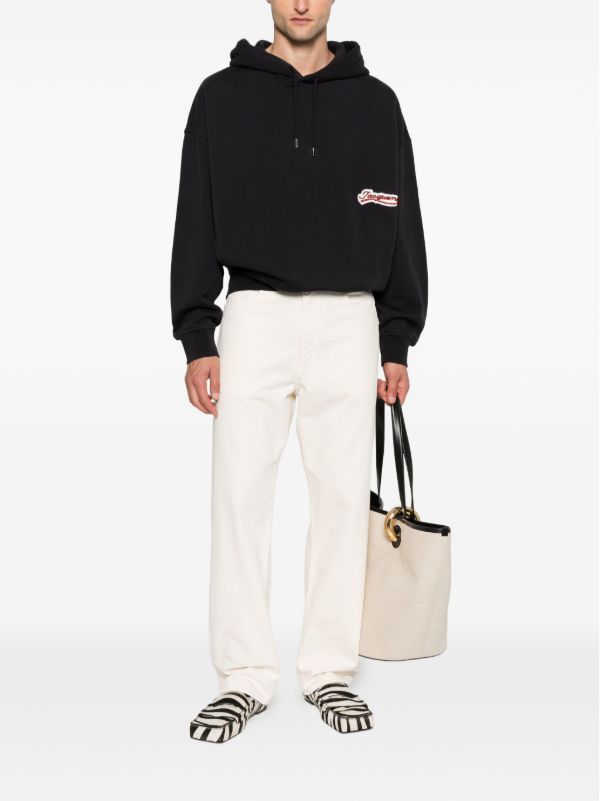 Jacquemus Le Hoodie Gio Varsity Logo Hoodie | Browns Hoodies
