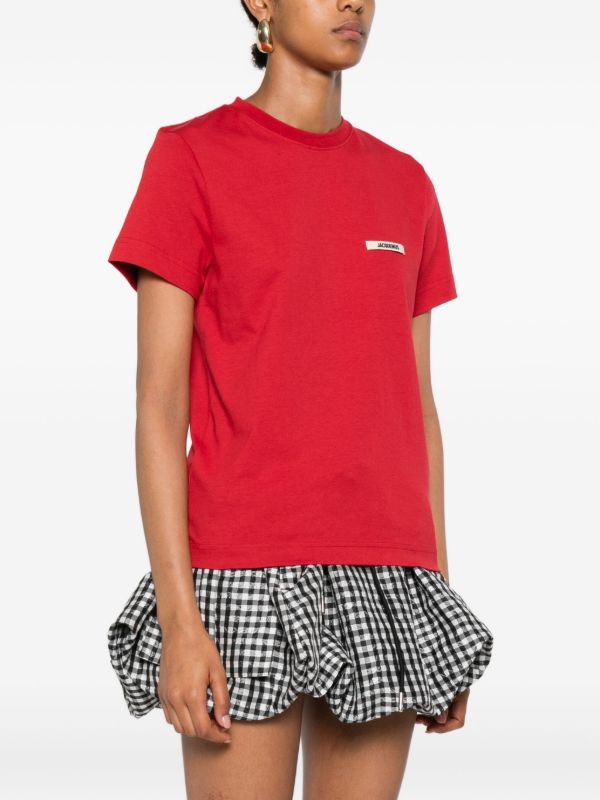 Jacquemus Le T-shirt Gros Grain T-shirt | Browns T-Shirts & Jersey Shirts