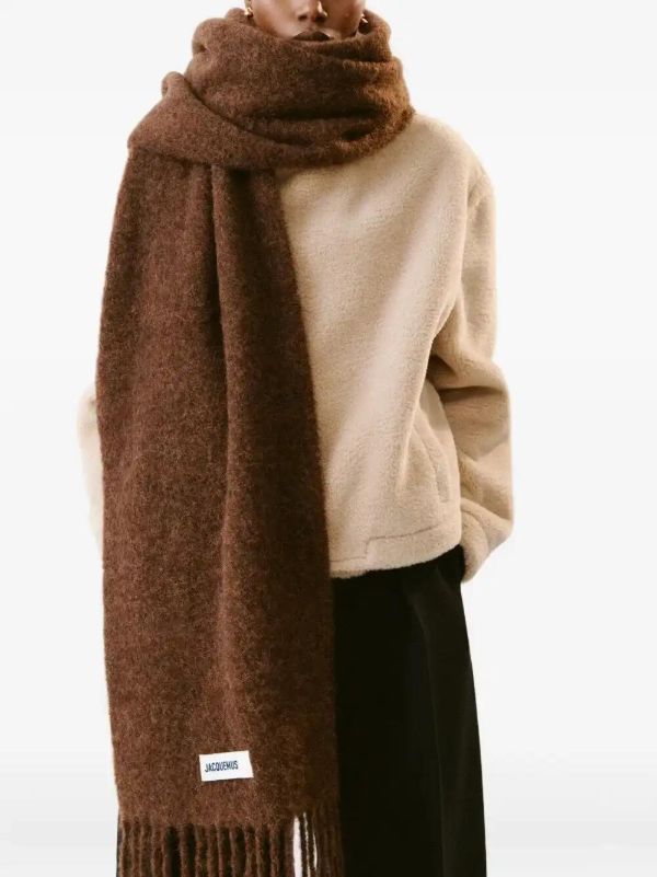 Jacquemus The Carro Logo-patch Scarf | Browns Scarves