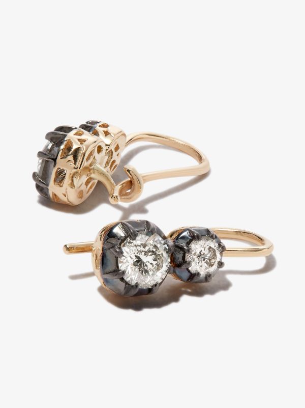 Jacquie Aiche 14K Yellow Gold Sophia Diamond Earrings | Browns Fine Earrings