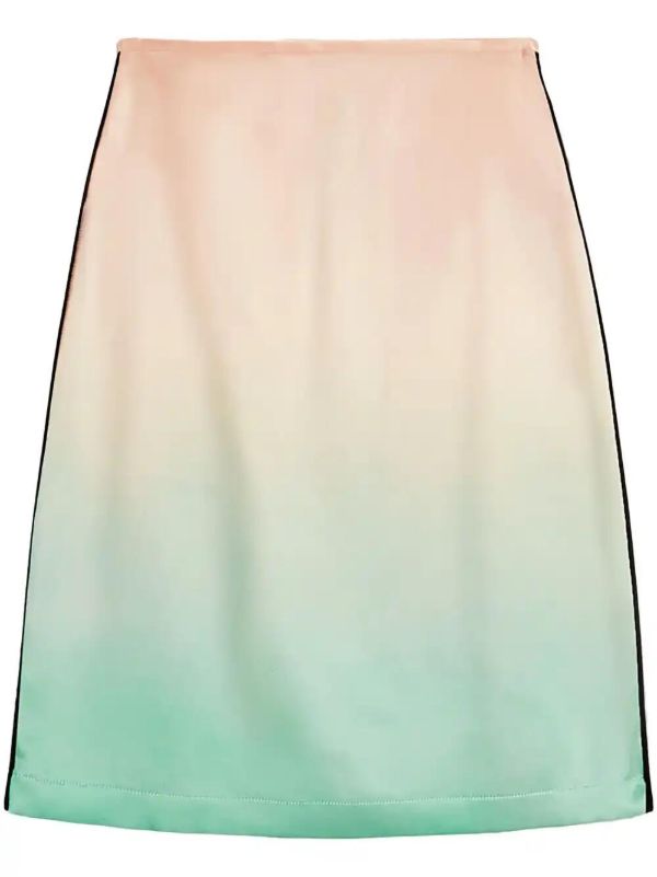 Jil Sander gradient-effect skirt | Browns Straight Skirts