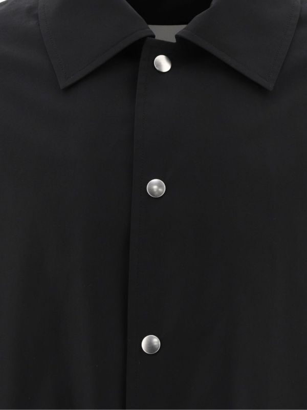 Jil Sander Logo-Print Shirt Jacket | Browns Shirt Jackets