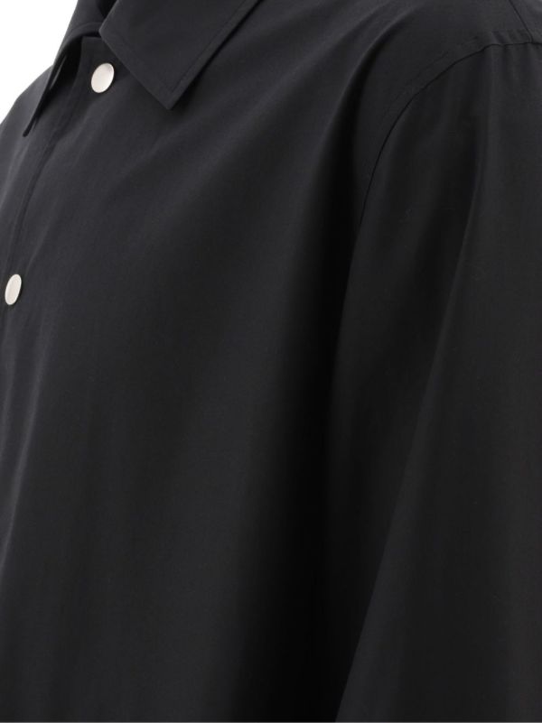 Jil Sander Logo-Print Shirt Jacket | Browns Shirt Jackets