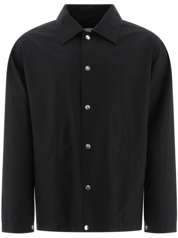 Jil Sander Logo-Print Shirt Jacket | Browns Shirt Jackets