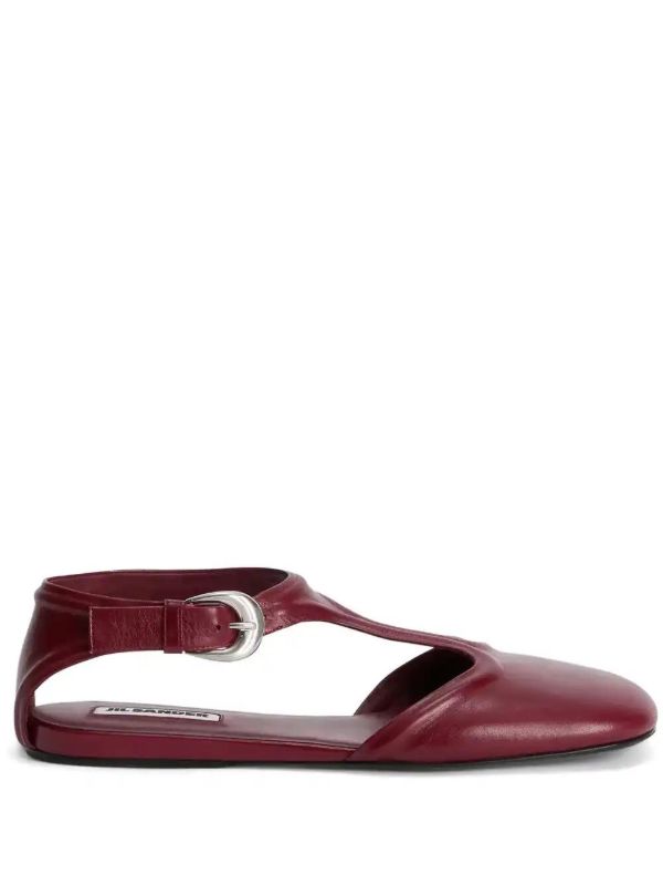 Jil Sander Mary Jane Ballerina Shoes | Browns Ballerina Shoes