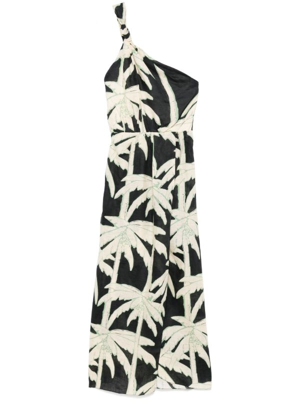 Johanna Ortiz Dark Palms midi dress | Browns Day Dresses