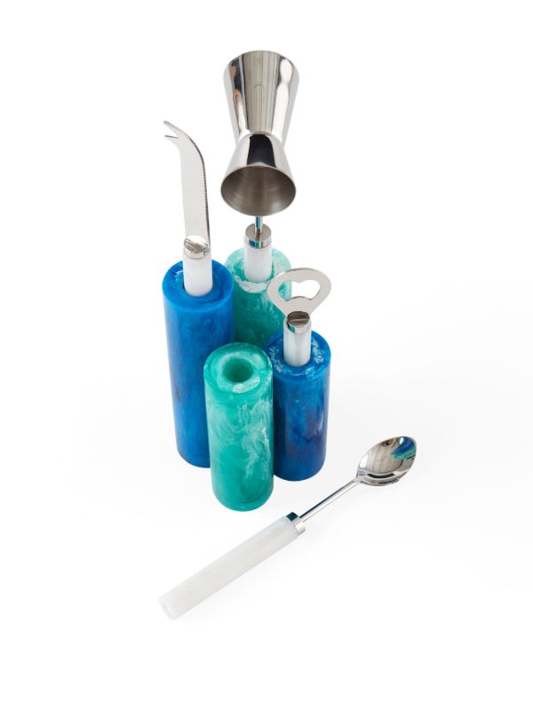 Jonathan Adler Blue Como Barware Set | Browns Barware
