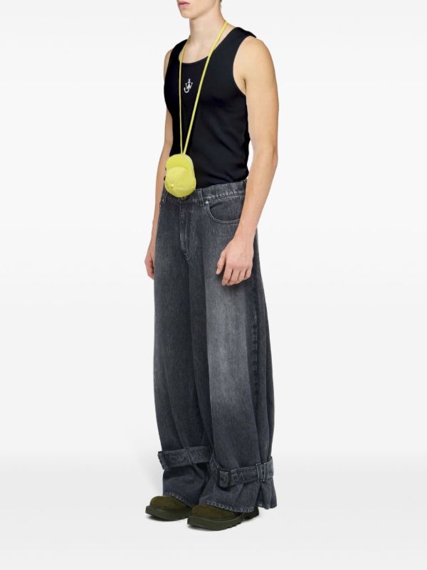 JW Anderson Anchor-Embroidered Tank Top | Browns Vests & Tank Tops