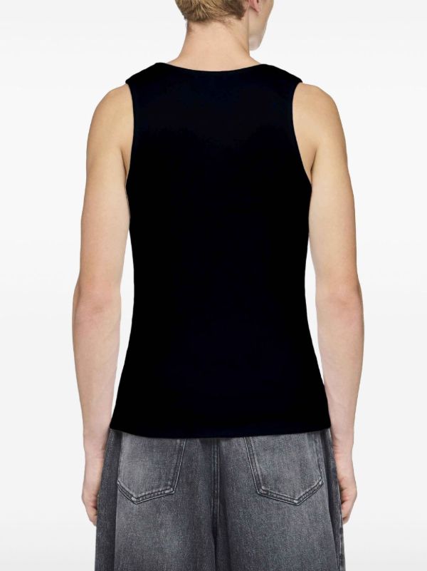 JW Anderson Anchor-Embroidered Tank Top | Browns Vests & Tank Tops