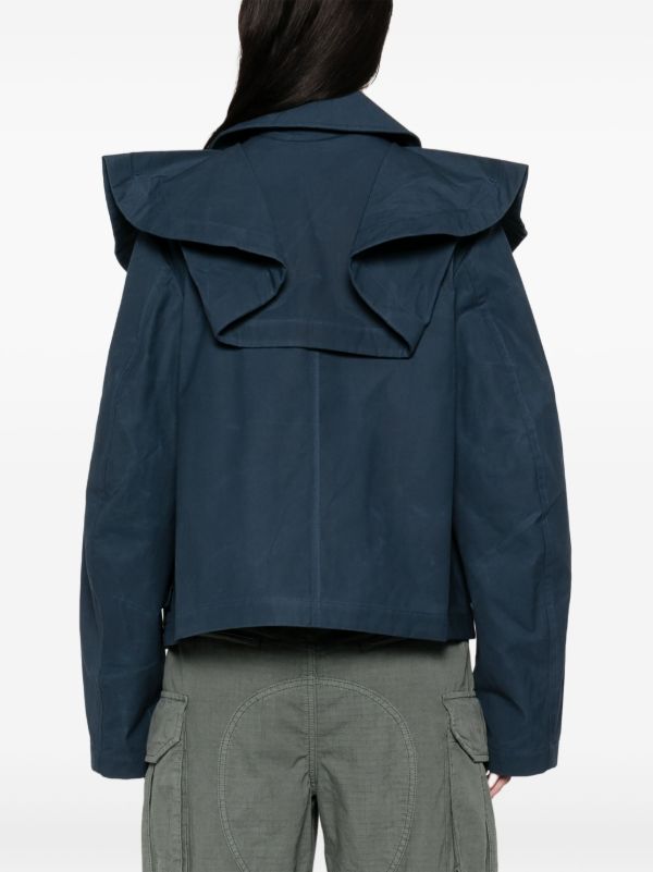 JW Anderson Cropped Trench Jacket | Browns Oversized Jackets
