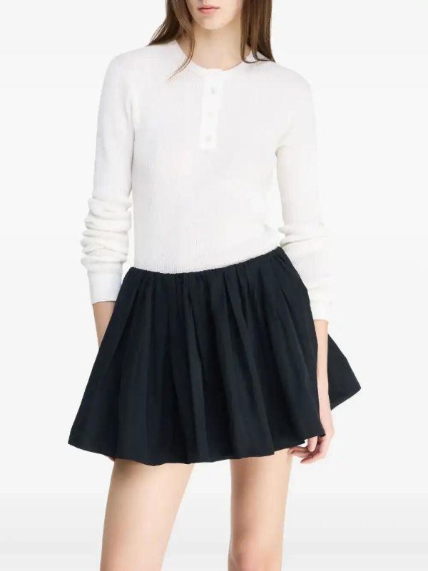 JW Anderson Gathered Circle Skort | Browns Pleated Skirts