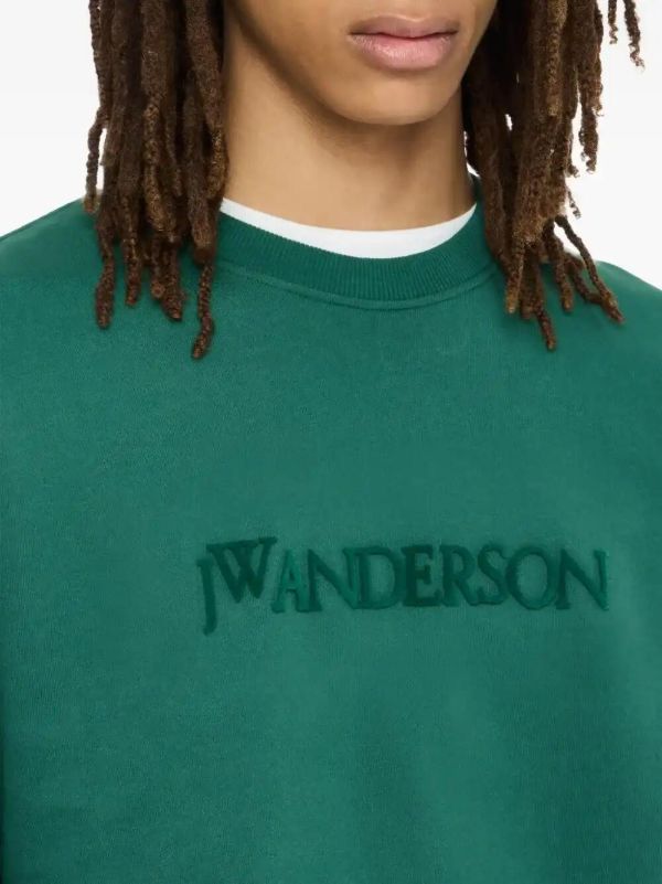 JW Anderson Logo-embroidered Sweatshirt | Browns Sweatshirts